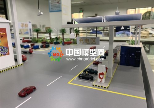 充氣站模型，充電站模型，能源站模型