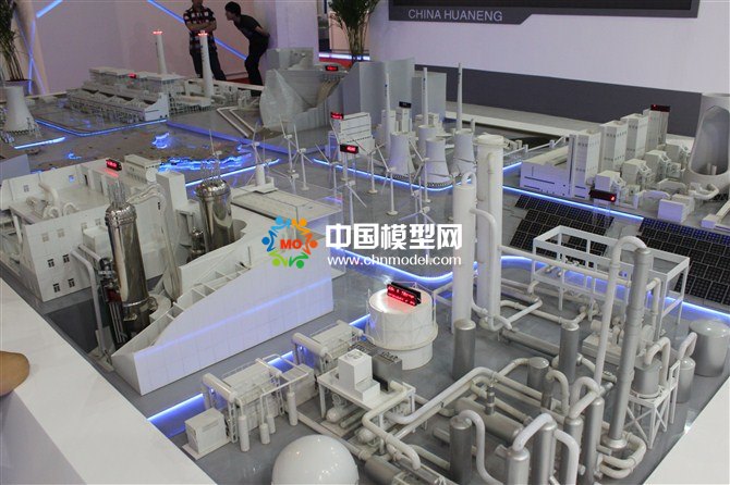 熱電站模型，核電站模型，火力發(fā)電站少盤