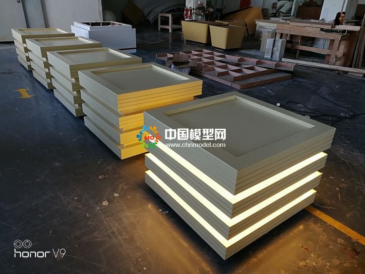 高檔樓盤模型底座，售樓部沙盤展臺（收藏）