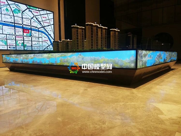 高檔樓盤模型底座，售樓部沙盤展臺（收藏）