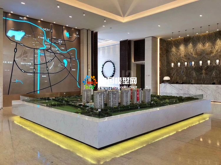 高檔樓盤模型底座，售樓部沙盤展臺（收藏）