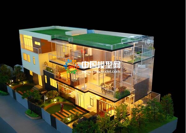 別墅模型風(fēng)格各異，你能說出幾種