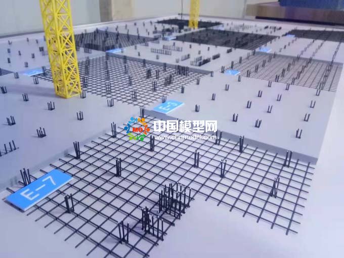工法模型之跳倉(cāng)施工法演示沙盤(pán)