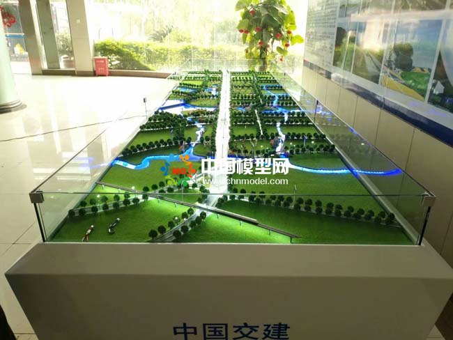 中國(guó)交建公路項(xiàng)目沙盤模型