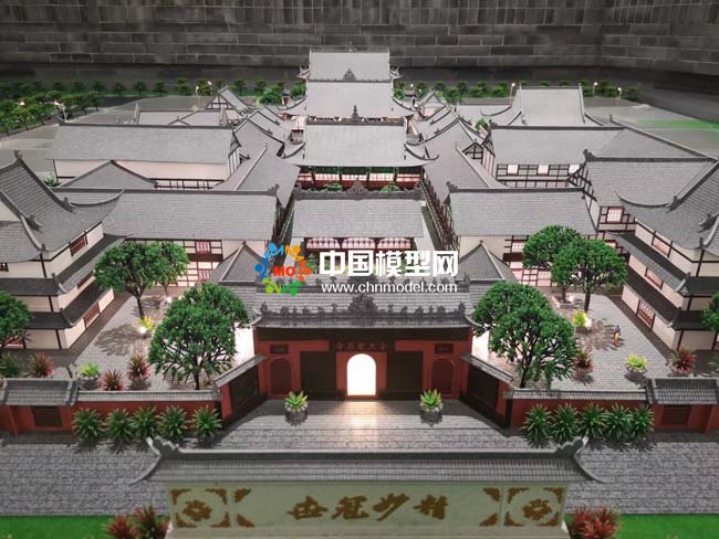 大慈寺建筑模型規(guī)模宏大壯觀(guān)