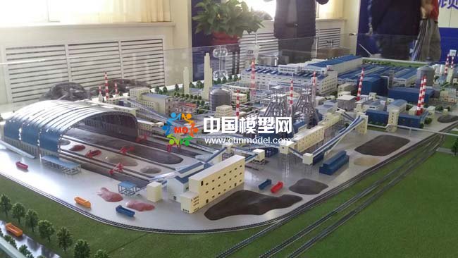 巨能特鋼廠區(qū)沙盤模型，新工藝新技術(shù)新材料新裝備實(shí)驗(yàn)基地