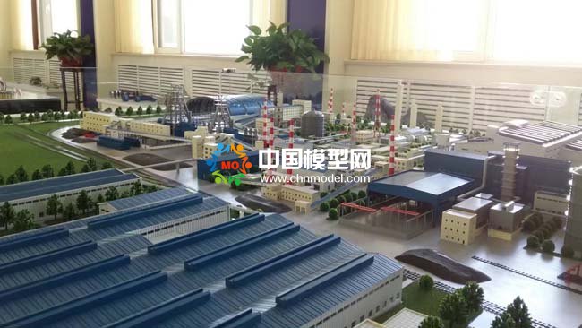 巨能特鋼廠區(qū)沙盤模型，新工藝新技術(shù)新材料新裝備實(shí)驗(yàn)基地