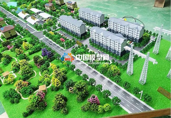 光伏電站應(yīng)用場(chǎng)景沙盤(pán)模型，太陽(yáng)能光伏屋頂發(fā)電沙盤(pán)模型