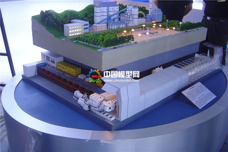 煤礦開(kāi)采流程動(dòng)態(tài)演示沙盤模型