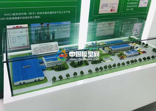 規(guī)?；衩追N子加工中心沙盤模型