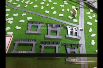 高速公路沙盤，橋梁隧道沙盤模型