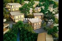 鄉(xiāng)伴攬樹山房建筑模型，展示沙盤模型