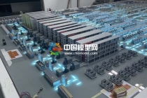 智能汽車生產(chǎn)線沙盤模型，智慧物流沙盤模型