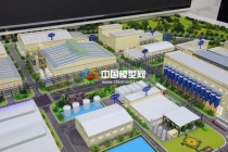 固體廢物處置利用，電解銅項(xiàng)目沙盤模型