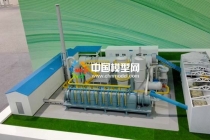 污染土壤修復沙盤模型，污泥處理模型