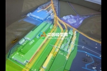 鋼鐵廠沙盤模型，投影電子沙盤