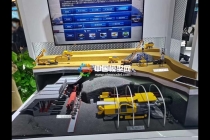中國移動(dòng)礦山互聯(lián)網(wǎng)平臺(tái)5G智慧礦山沙盤模型